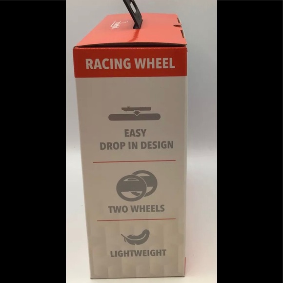 Rocketfish Joy Con Racing Steering Wheel 2 Pk. for Nintendo Switch Red/Blue - Picture 2 of 4